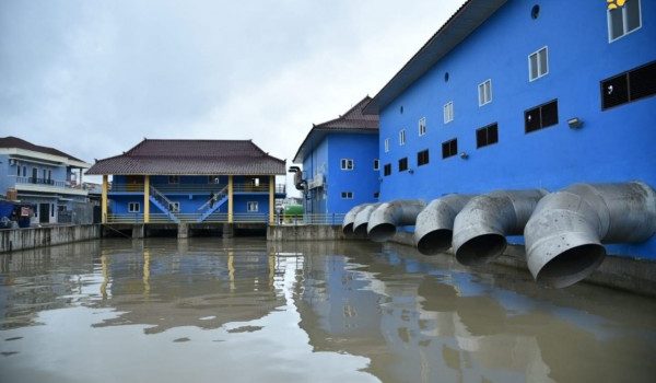 Kementerian PUPR Rampungkan Pembangunan Dua Kolam Retensi dan Normalisasi Sungai Bendung untuk Reduksi Banjir Kota Palembang