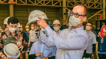 Kunjungi Krakatau Steel, Menperin Apresiasi Pembangunan Pabrik Baru HSM