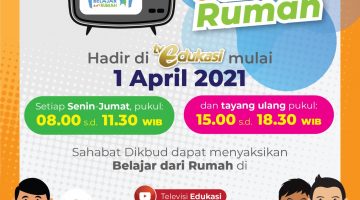 Mulai 1 April 2021 Simak Tayangan Program BDR di TV Edukasi