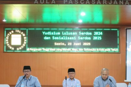 Unisba Serahkan Sertifikat Pendidik Serdos 2024 dan Gelar Sosialisasi Serdos 2025