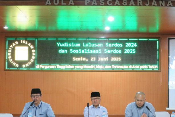 Unisba Serahkan Sertifikat Pendidik Serdos 2024 dan Gelar Sosialisasi Serdos 2025