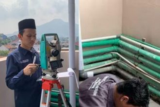Unisba dan BHRD Jabar Kalibrasi Arah Kiblat RSU Harapan Keluarga Rancaekek