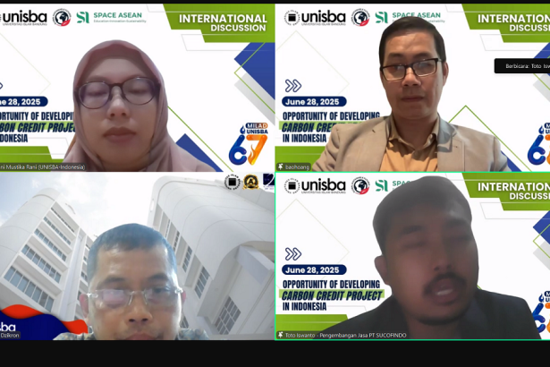 Unisba Gelar Diskusi Internasional: Bahas Peluang Pengembangan Proyek Kredit Karbon di Indonesia