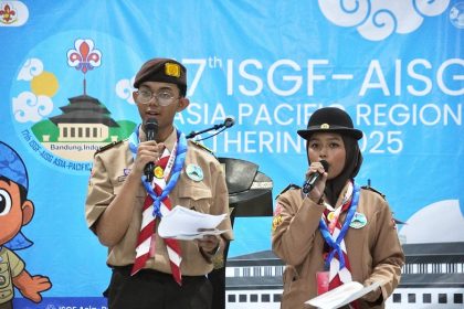 Dua Mahasiswa Unisba Jadi Volunteer Ajang Pramuka Dunia di Bandung