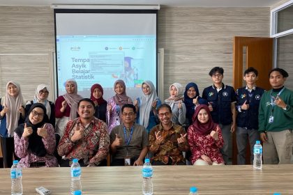 Pojok Statistik Unisba  Sambut Kunjungan Studi Banding dari Universitas Pelita Bangsa