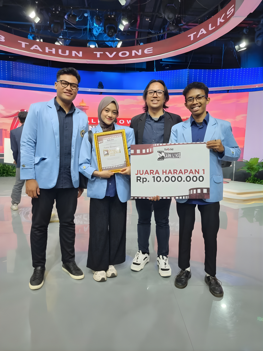 Mahasiswa Fikom Unisba Torehkan Prestasi Nasional pada Karni Ilyas Award 2025