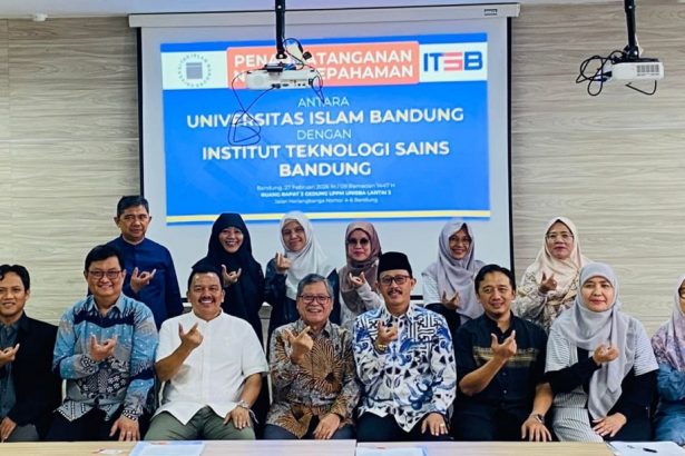 Perkuat Kolaborasi Tri Dharma Perguruan Tinggi, Unisba–ITSB Tandatangani MoU