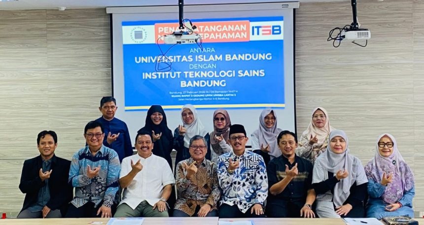 Perkuat Kolaborasi Tri Dharma Perguruan Tinggi, Unisba–ITSB Tandatangani MoU
