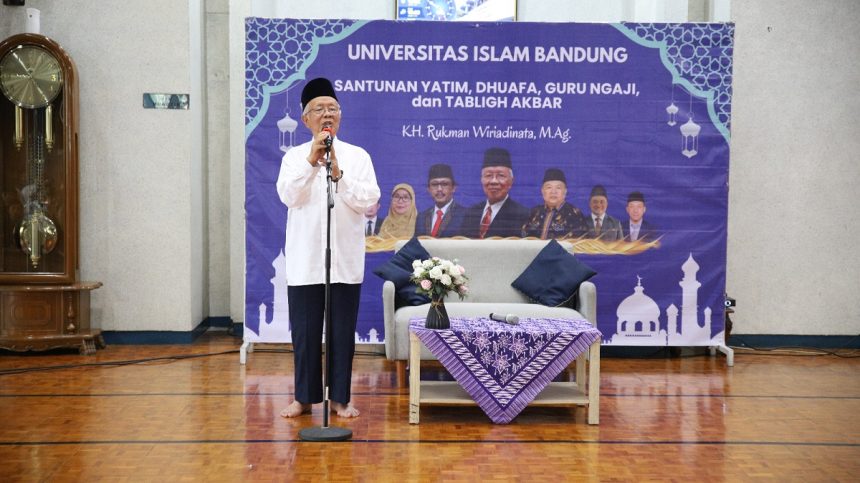 Unisba Hidupkan Ramadan dengan Tabligh Akbar, Santunan 613 Anak Yatim dan Guru Ngaji, serta I’tikaf Bersama