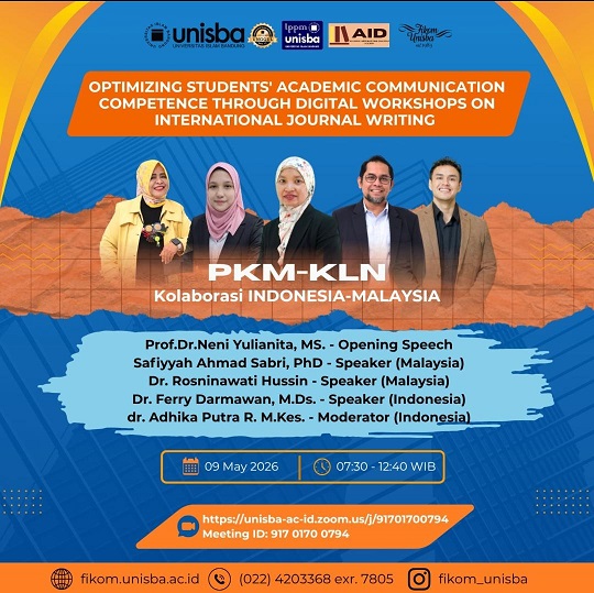Fikom Unisba Gandeng USIM dan AID Academy Malaysia, Perkuat Kompetensi Publikasi Jurnal Internasional