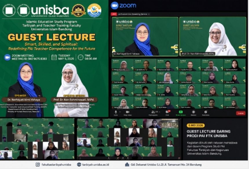 Guest Lecture Internasional PAI FTK Unisba: Penguatan Kompetensi Guru Berbasis Smart, Skilled, dan Spiritual