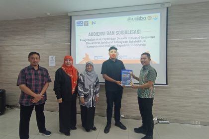 Lindungi Karya Kreator di Era AI, P2KI LPPM Unisba Serahkan Policy Brief ke DJKI Kemenkum RI