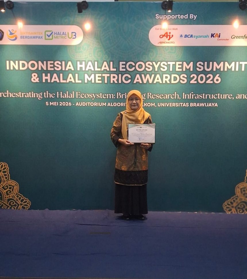 Unisba Raih Silver Award Halal Research & Community Services 2026 dari Halal Metric  Universitas Brawijaya