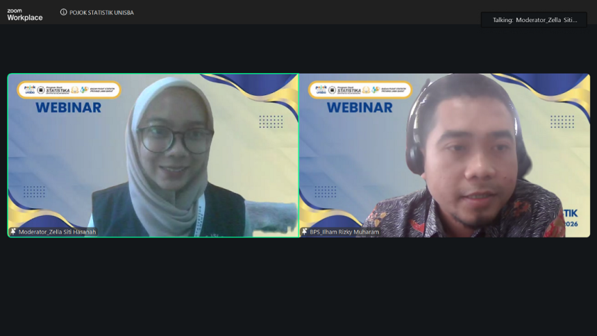 Pojok Statistik Unisba dan BPS Provinsi Jabar Gelar Webinar Bahas Indeks Pembangunan TIK Jawa Barat