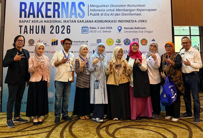 Perkuat Jejaring Keilmuan Komunikasi, Fikom Unisba Hadiri Rakernas ISKI 2026