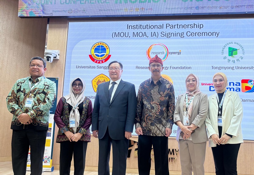 Unisba - Tongmyong University Perkuat Kerja Sama Internasional melalui Penandatanganan MoU