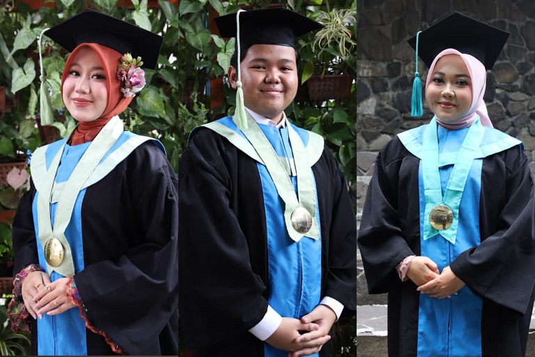 Tiga Cerita di Balik Wisudawan Berprestasi Unisba