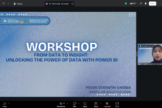 Pojok Statistik Unisba Perkuat Literasi Statistik di Era Digital melalui Workshop Power BI