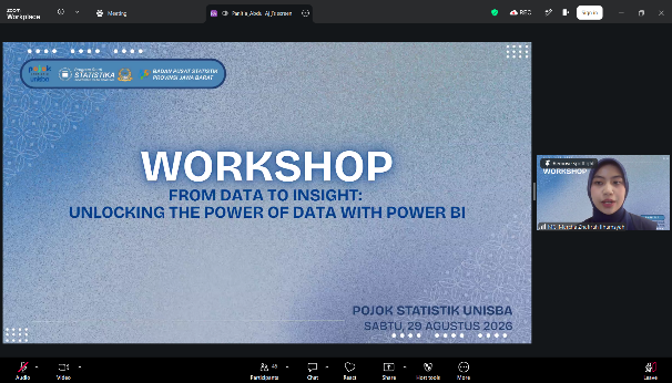 Pojok Statistik Unisba Perkuat Literasi Statistik di Era Digital melalui Workshop Power BI