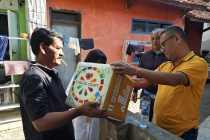 Telkom dan Tel-U Dorong Akses Air Bersih serta Pengelolaan Sampah di Cileunyi Wetan