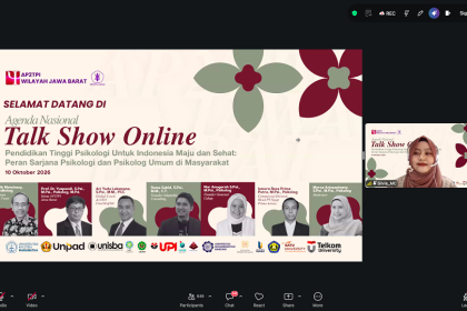 Fakultas Psikologi Unisba Tuan Rumah Talk Show Nasional: Membedah Peran Psikologi untuk Indonesia Maju dan Sehat