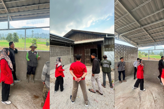 SDGs Center Telkom University Tinjau Progres Pembangunan dan Perluasan Lahan TPS3R di Tarumajaya